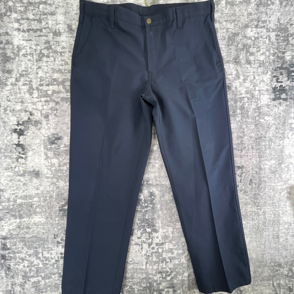 Workrite FR Mens 38 Nomex Fire Resistant Pants Solid Blue Workwear Safety Gear